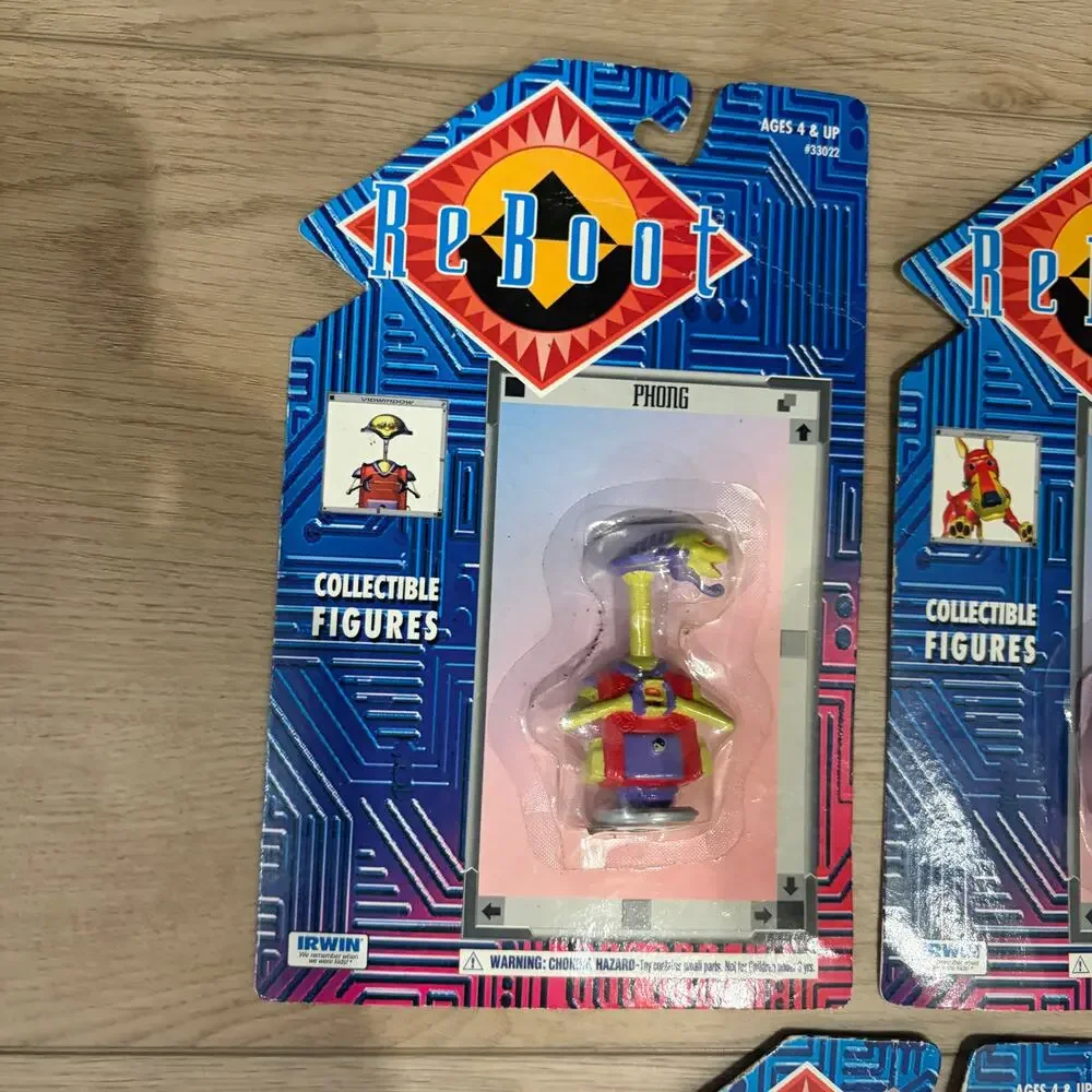 LOT 7 ReBoot Collectible Action Figures Irwin 1995